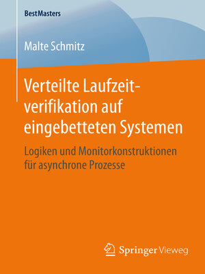 cover image of Verteilte Laufzeitverifikation auf eingebetteten Systemen